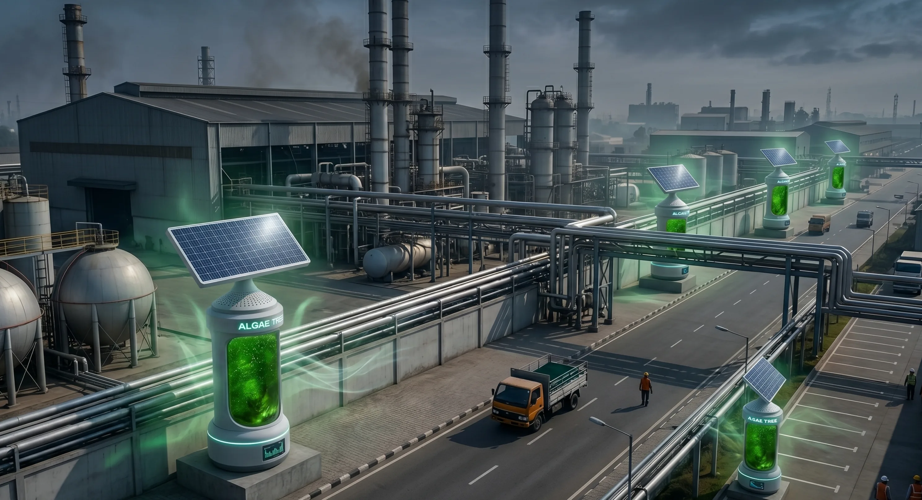 Urban CCUS Infrastructure with AlgaeTree